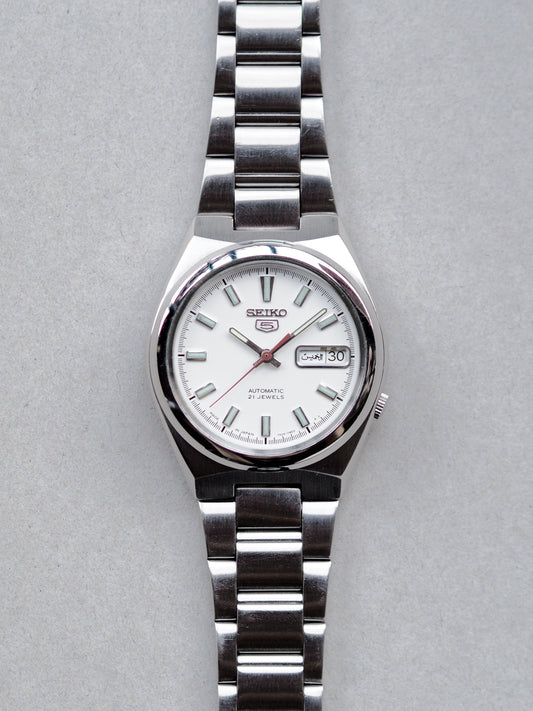 Seiko 5 Japan 7S26-02S0 Arabic Date White Dial