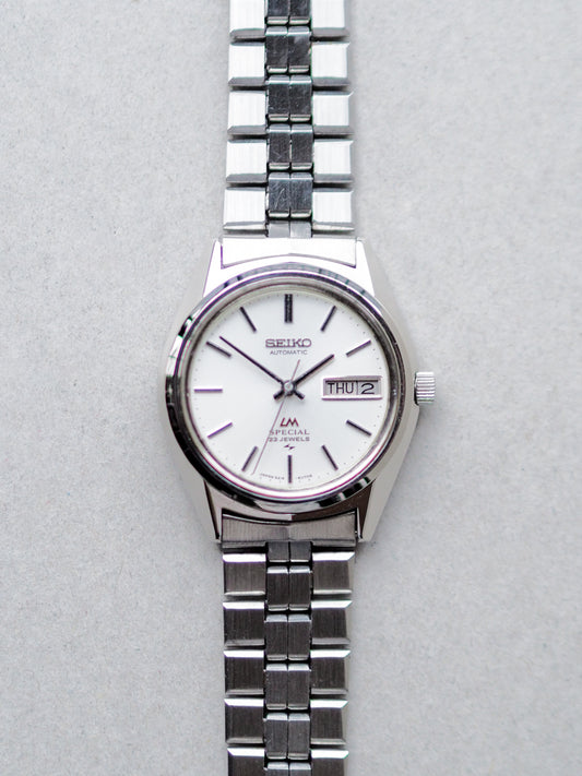 Seiko LM 5216-6050 Lord Matic Special White Sunburst Dial
