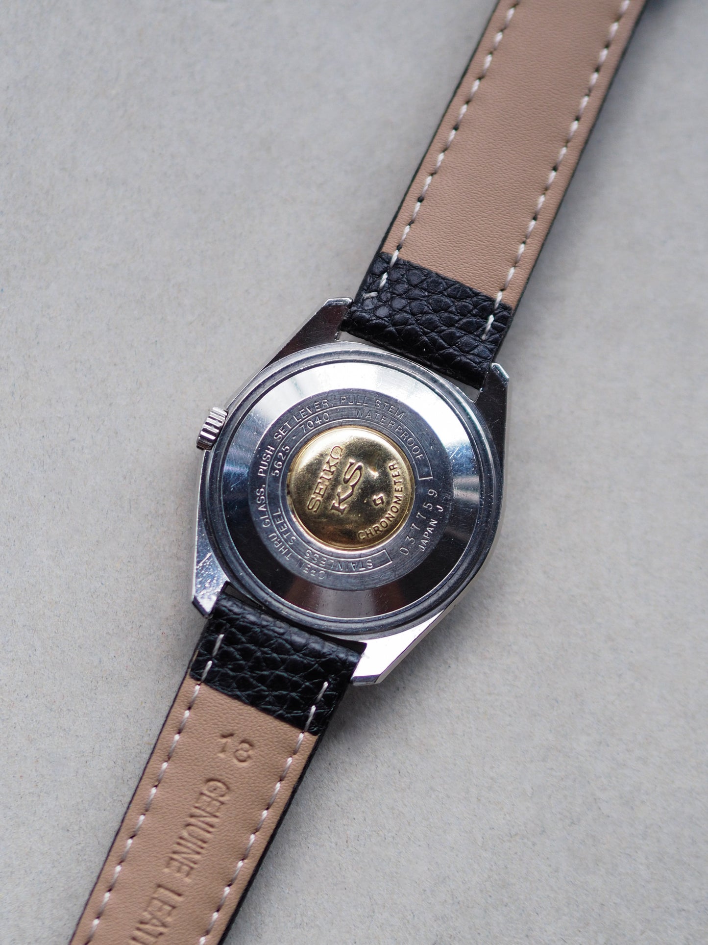 Seiko 56KS King Seiko 5625-7040 Chronometer Navy Blue Sunburst Dial