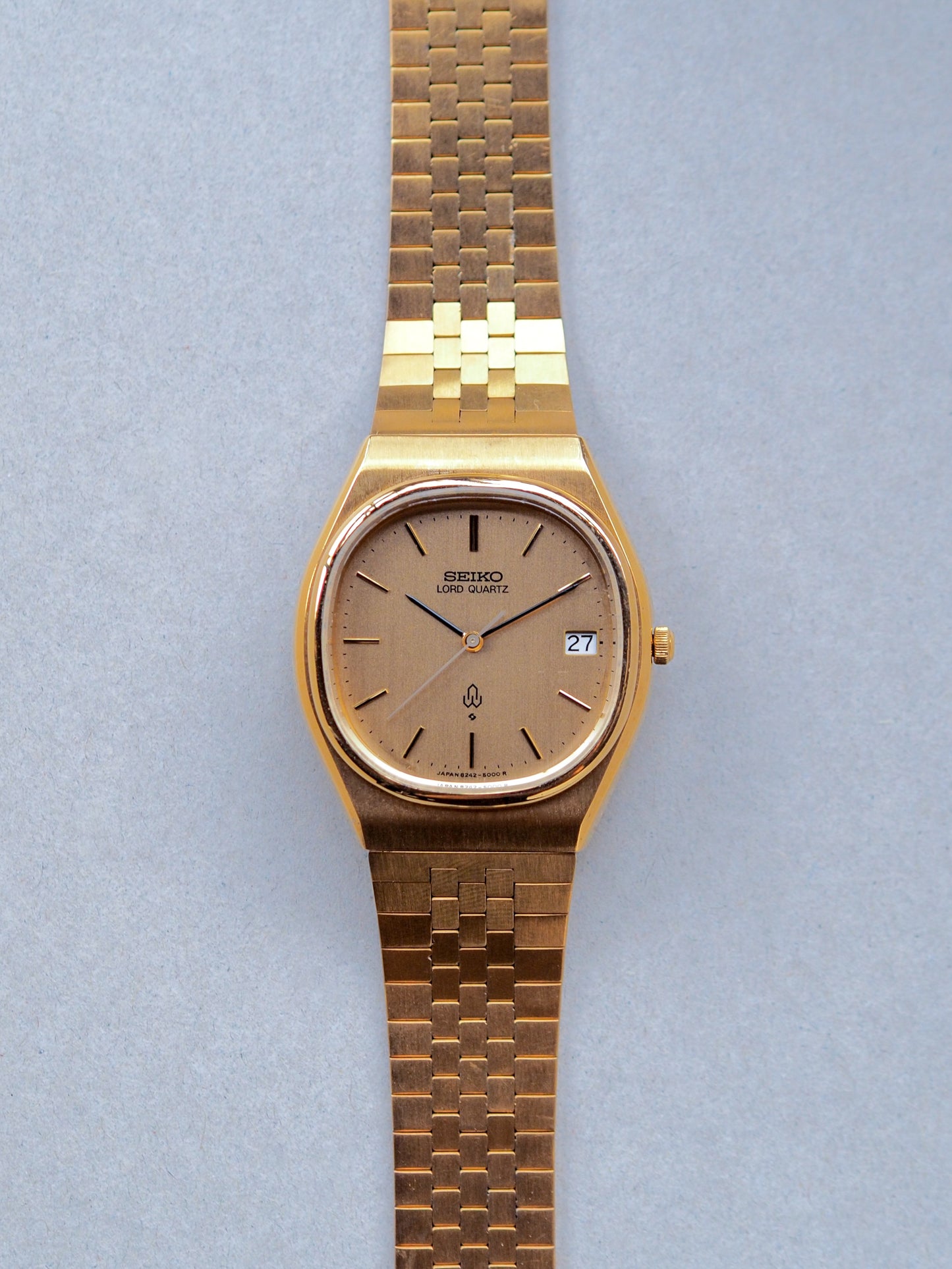 Seiko Lord Quartz 8242-5000 SGP Gold Linen Dial