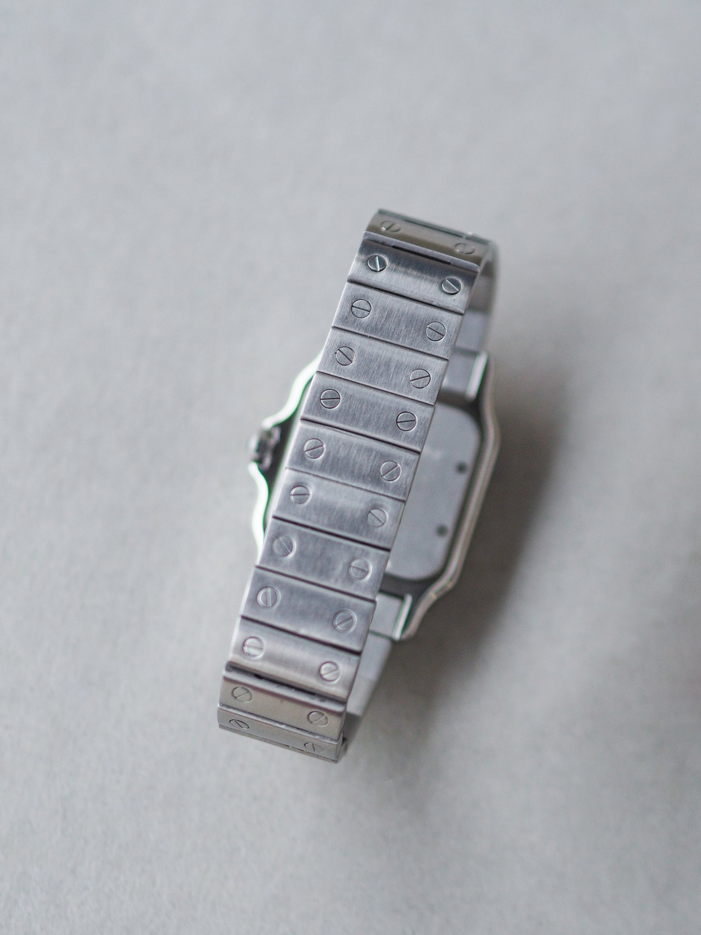 Cartier Santos Galbée LM W20018D6 Roman Ivory Dial