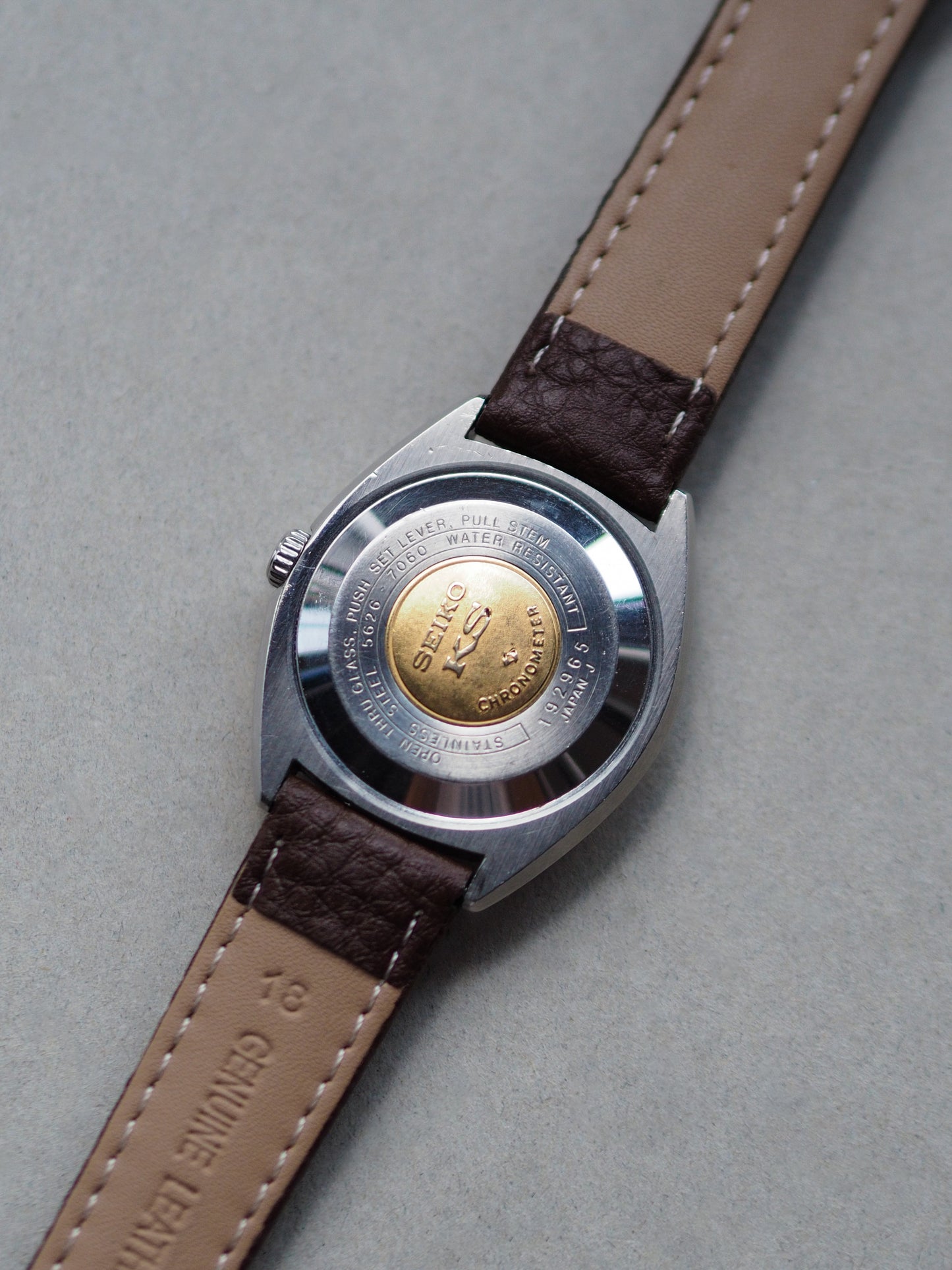 Seiko KS56 King Seiko 5625-7060 天文台表银色旭日纹表盘