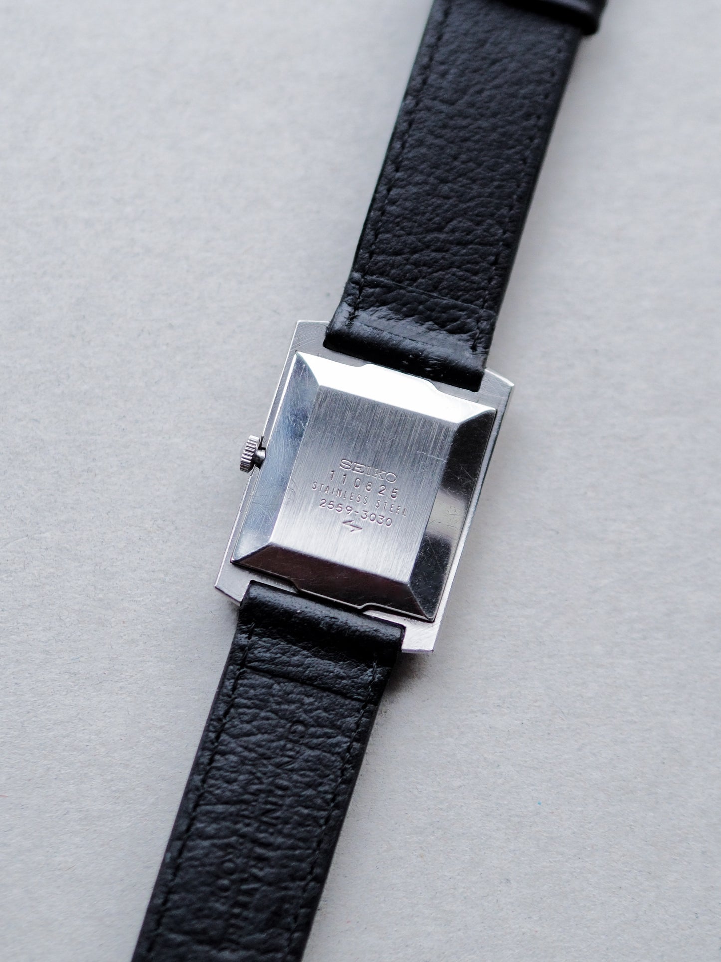 Seiko Chariot Tank 2559-3030 Hi-Beat Dark Blue Roman Dial