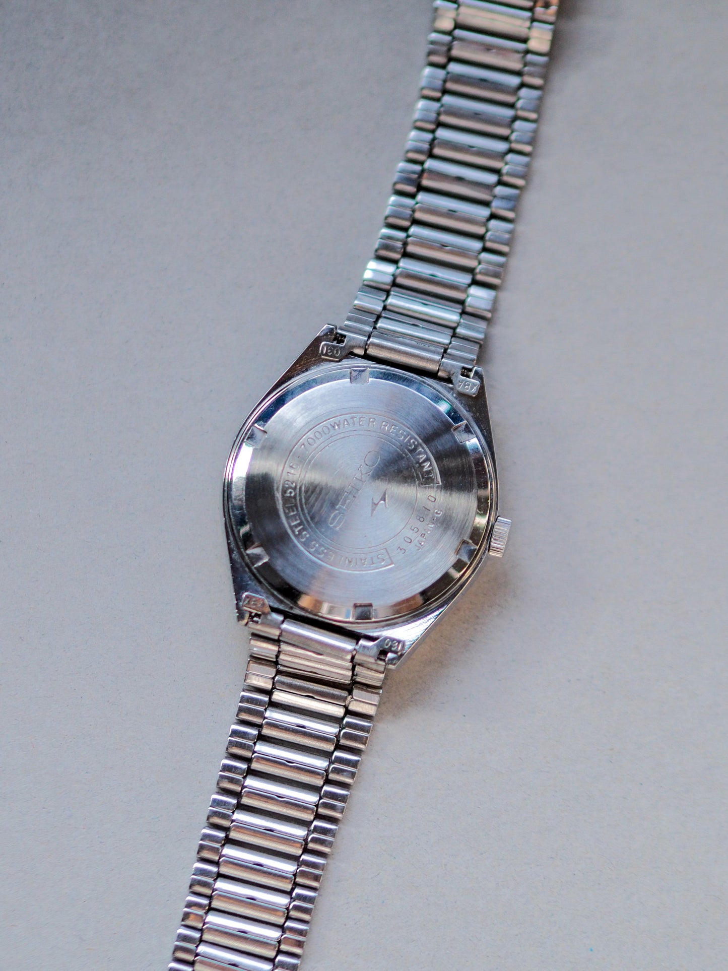 Seiko LM 5216-7000 Lord Matic Special Faceted Crystal Green Gradient Dial