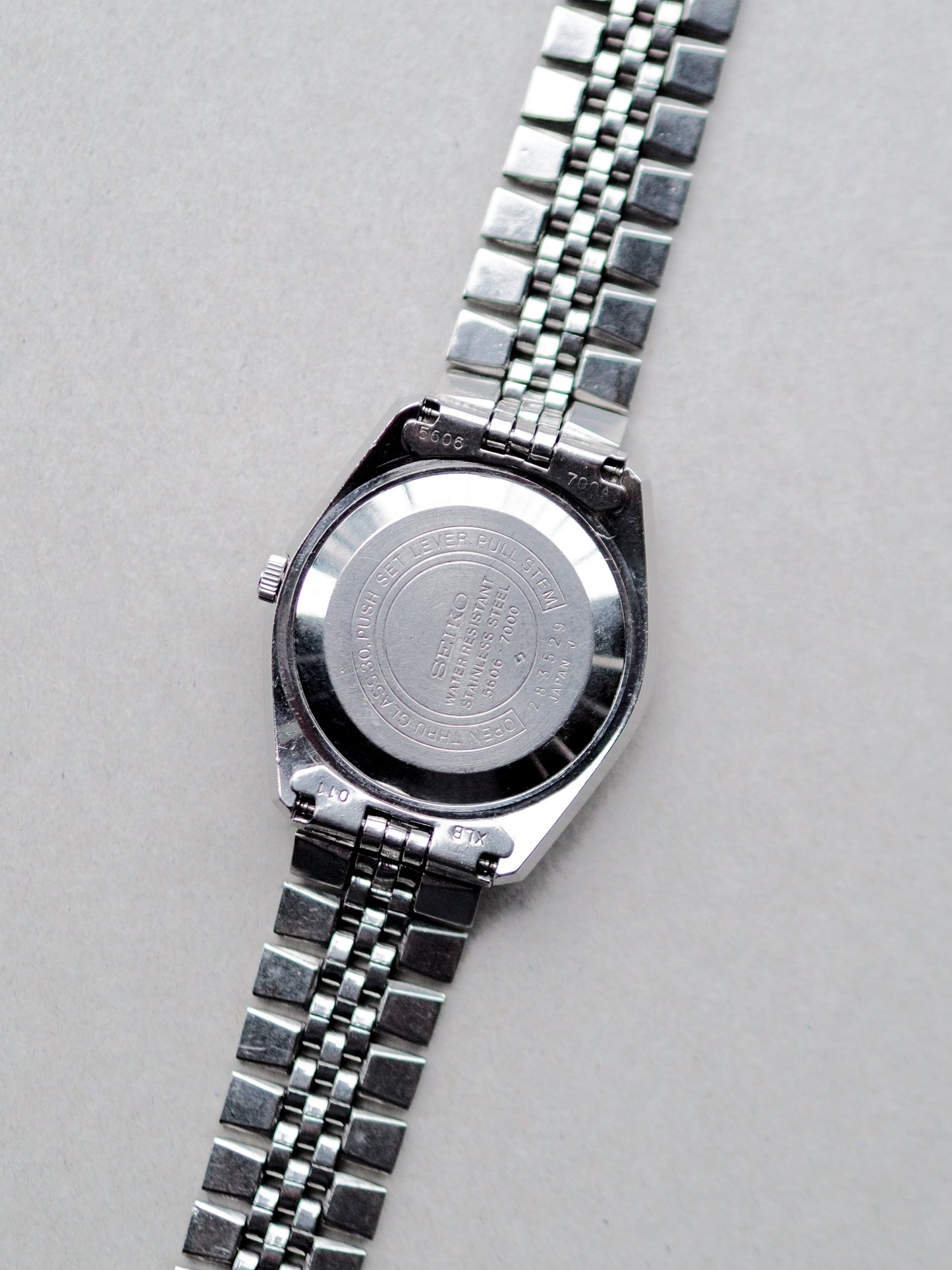 Seiko LM 5606-7000 Lord Matic Silver Sunburst Dial