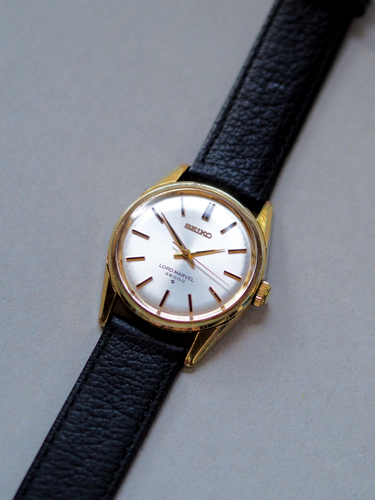 Seiko Lord Marvel 5740-8000 36000 SGP White Sunburst Dial