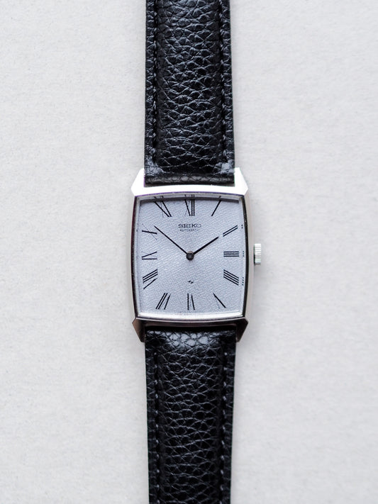 Seiko Chariot Automatic 2411-302B Silver Sunburst Tactile Textured Roman Dial