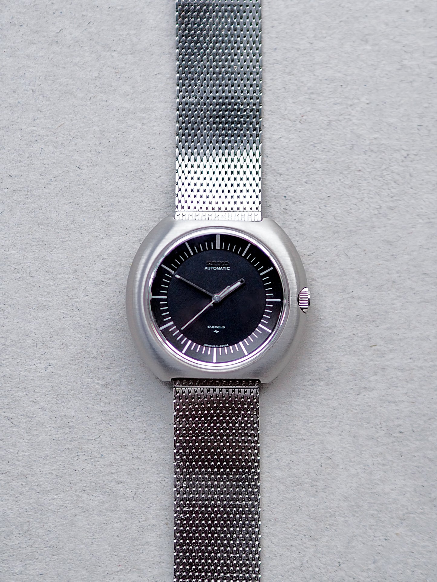 Seiko Chariot Automatic 2201-6010 Gray Matte Dial