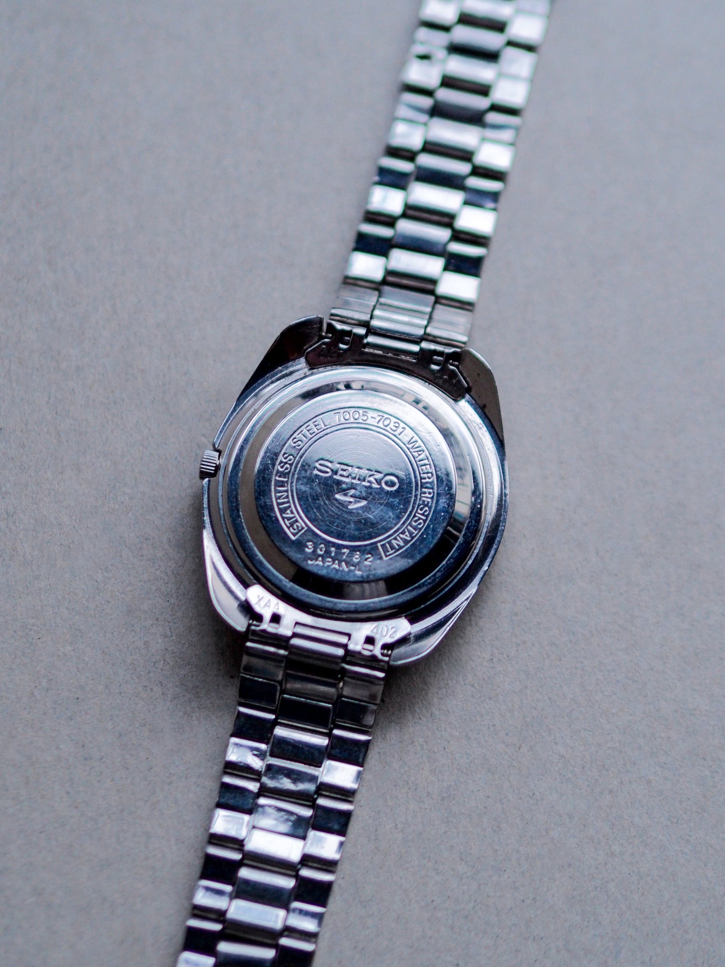 Seiko Automatic 7005-7031 JDM Dark Gray Sunburst Dial