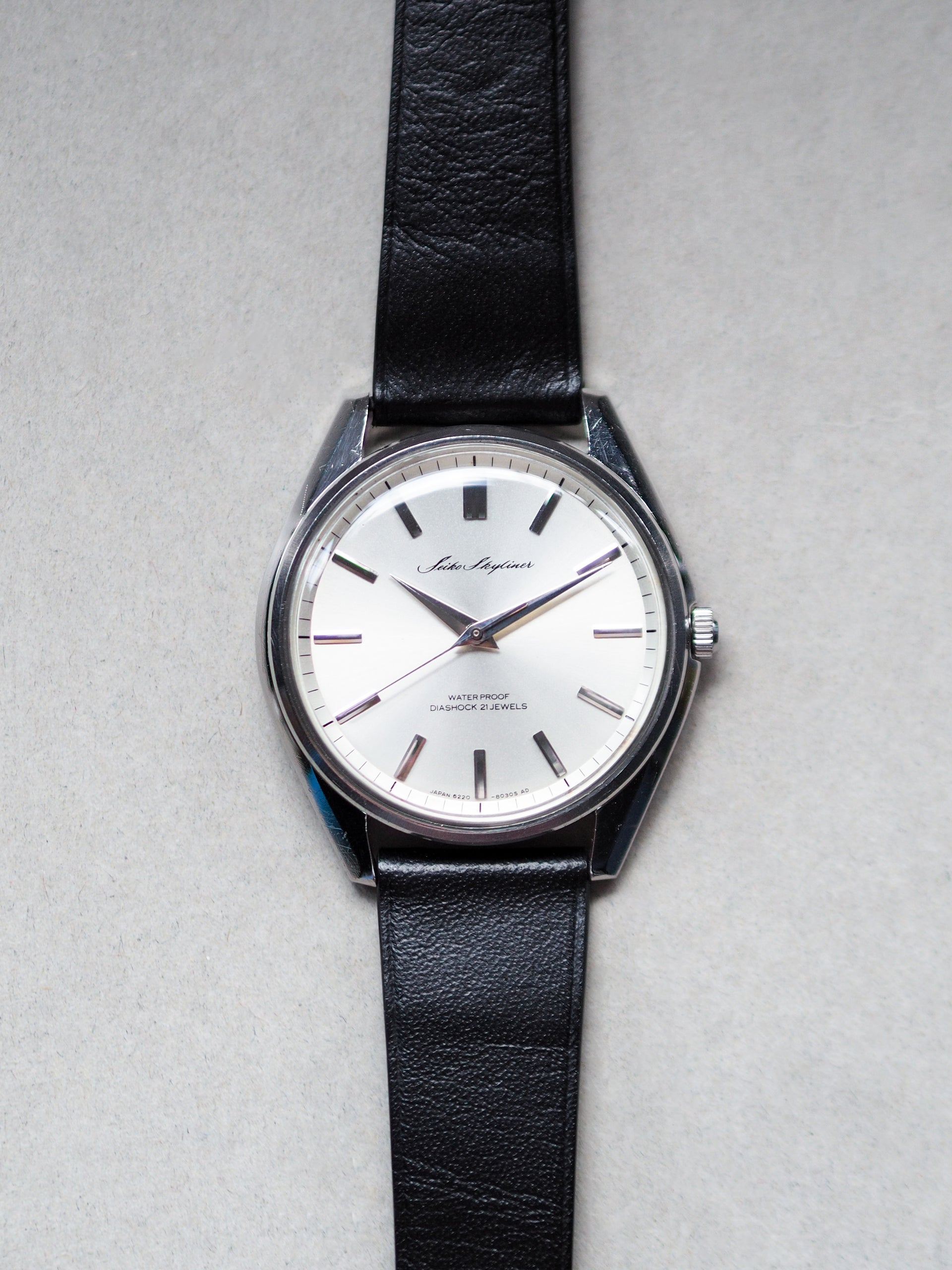 Seiko Skyliner 6220-8010 Silver Sunburst Dial