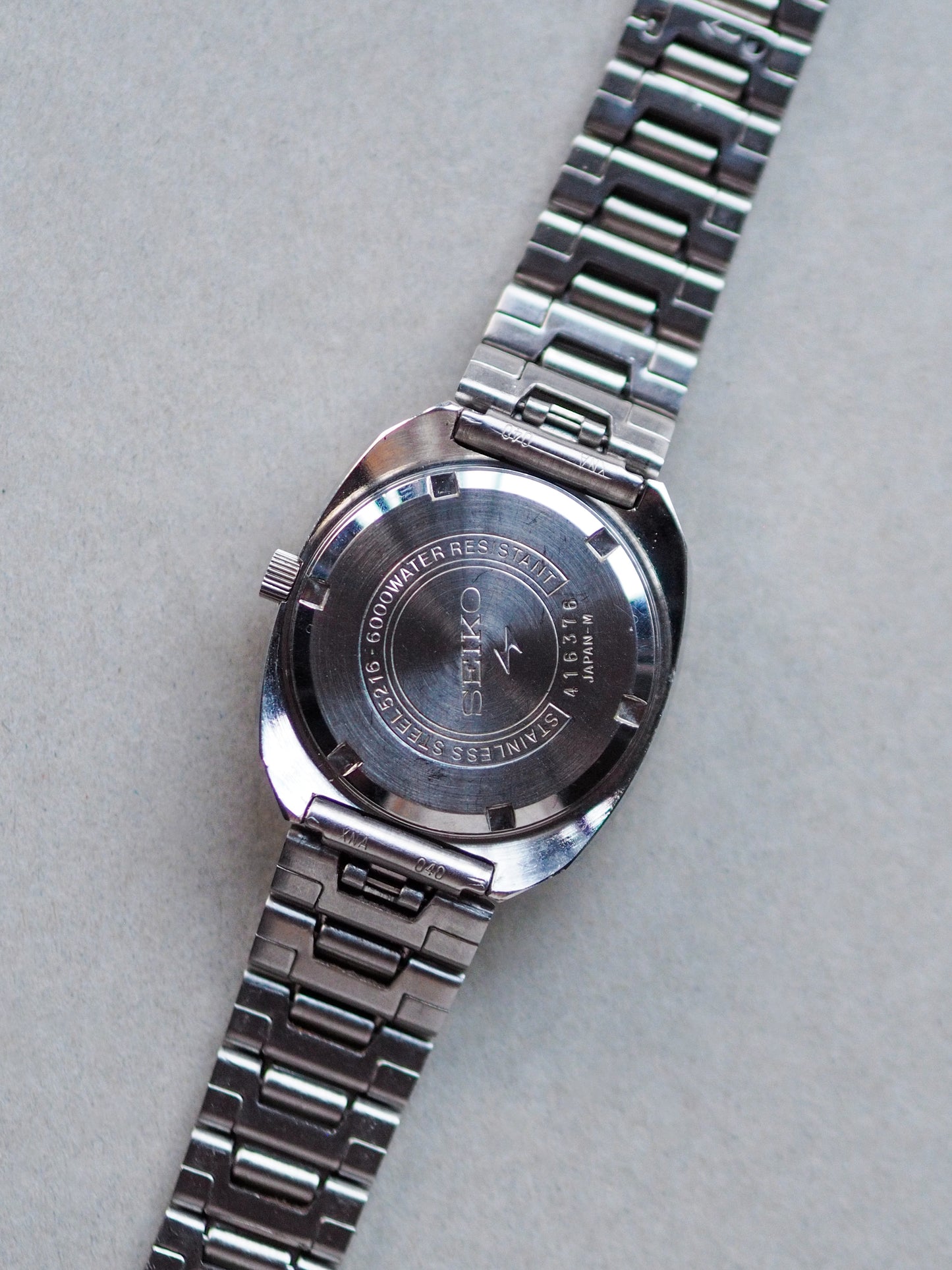 Seiko LM 5216-6000 Lord Matic Special Faceted Crystal Green Gradient Dial