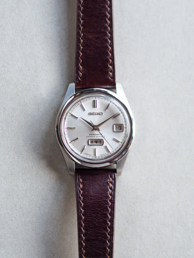 SEIKO BUSINESS 6206-8130オートマチック自動巻メンズ腕時計 Seiko Seikomatic 6206-8130 Weekdater Kanji Day Silver Sunburst Dial