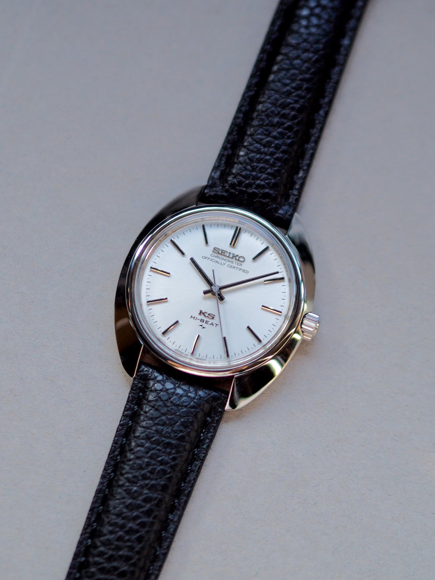 Seiko 45KS King Seiko 45-8010 Chronometer White Sunburst Dial
