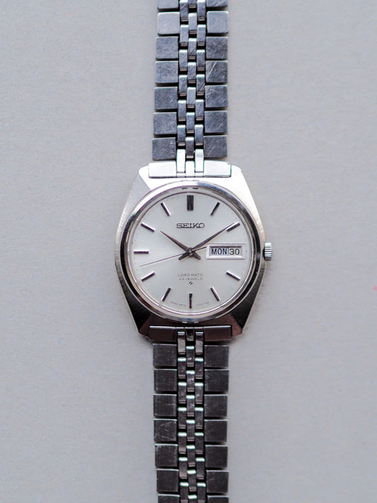Seiko LM 5606-7000 Lord Matic Silver Sunburst Dial