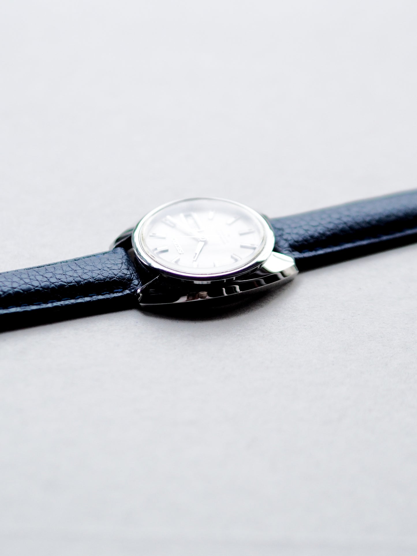 Seiko Seikomatic-P 5106-7030 Dark Silver Linen Textured Dial