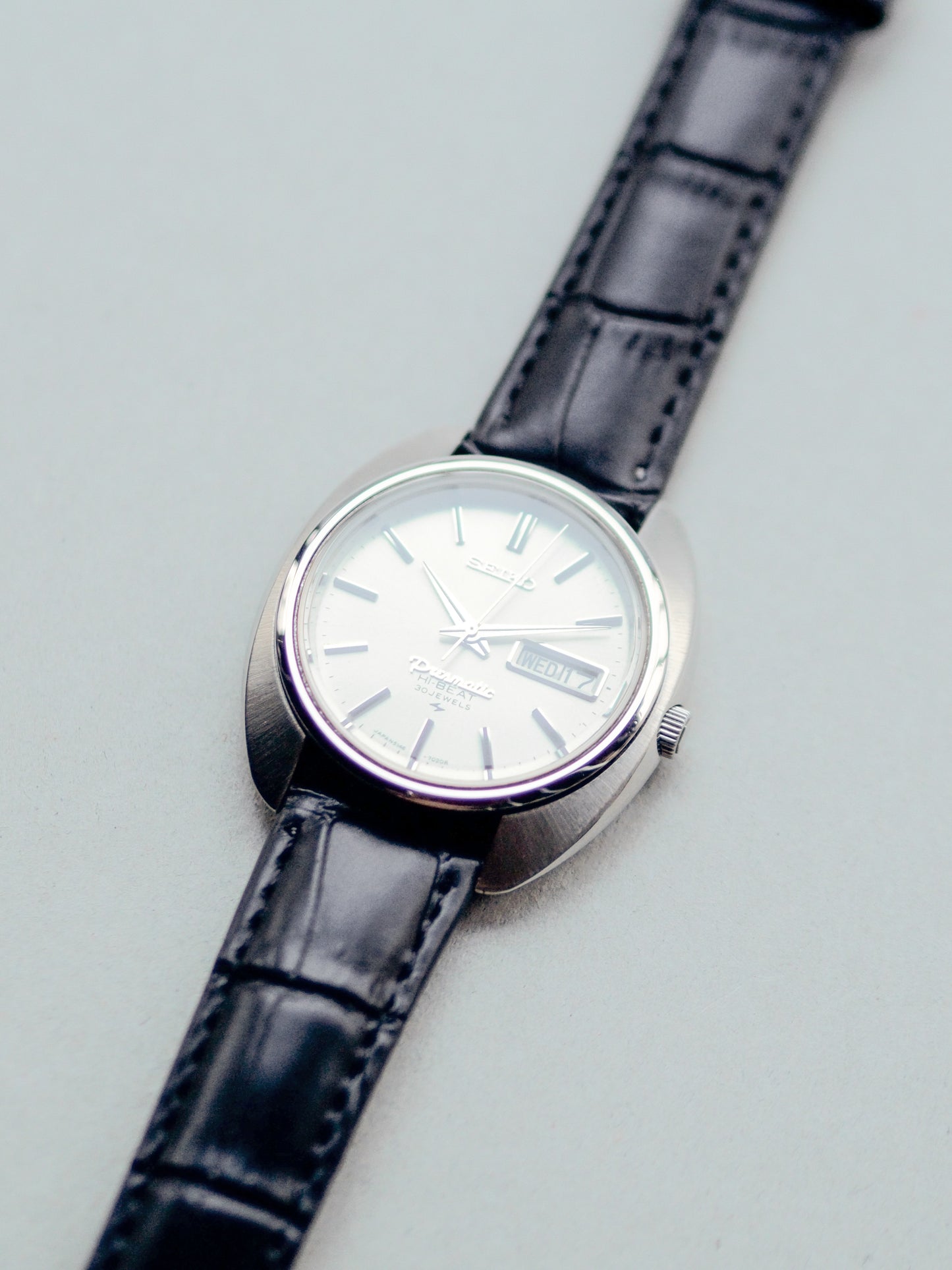 Seiko Presmatic Hi-Beat 5146-7080 White Sunburst Dial
