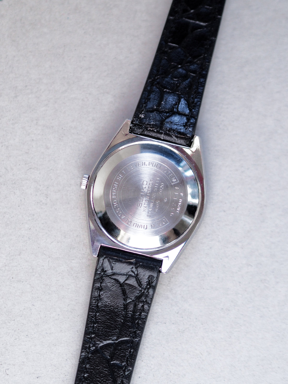 Seiko LM 5605-7020 Lord Matic White Linen Dial