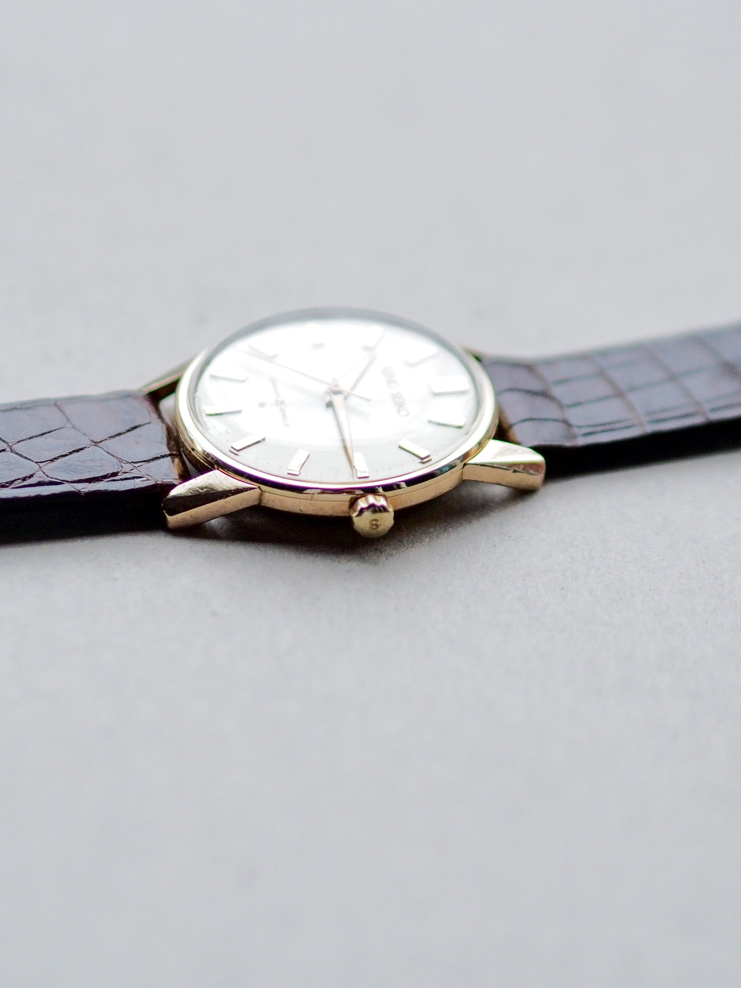 Seiko King Seiko 15034KS 14K Gold Filled SD Linen Dial