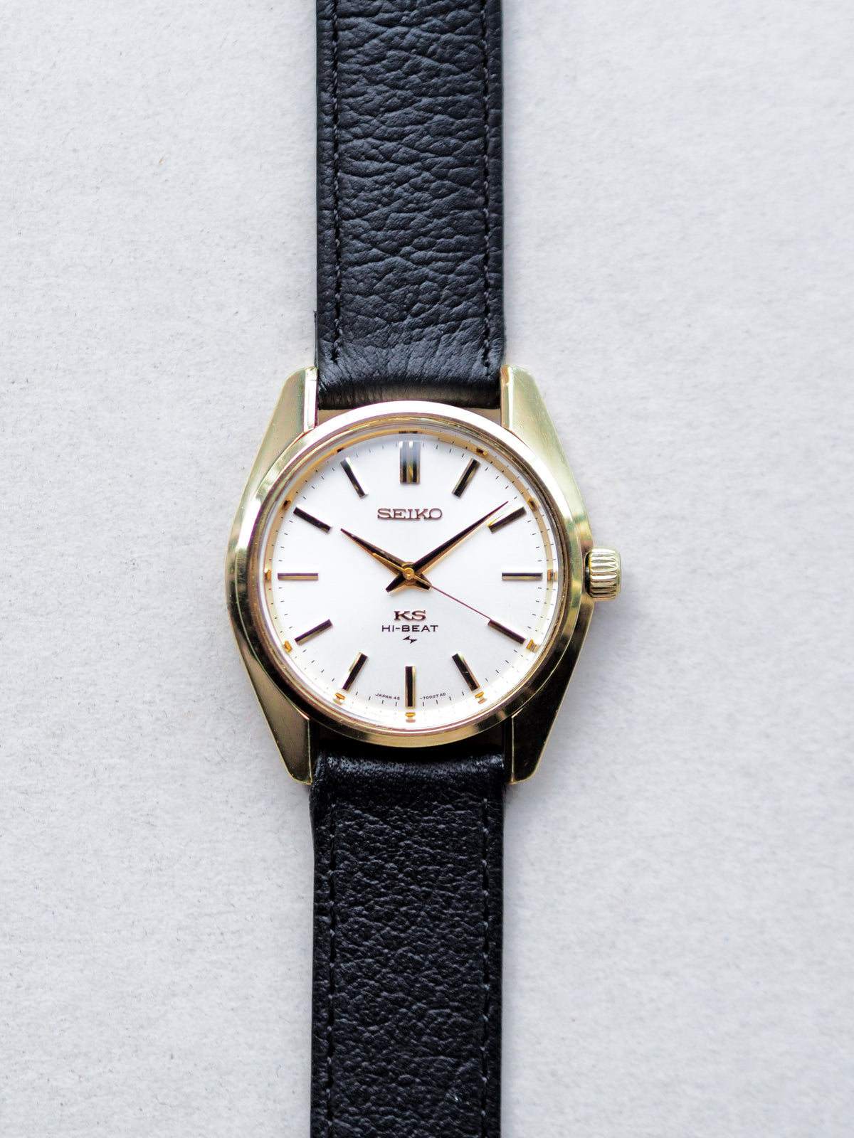 Seiko 45KS King Seiko 45-7001 SGP Hi-Beat 36000 White Dial