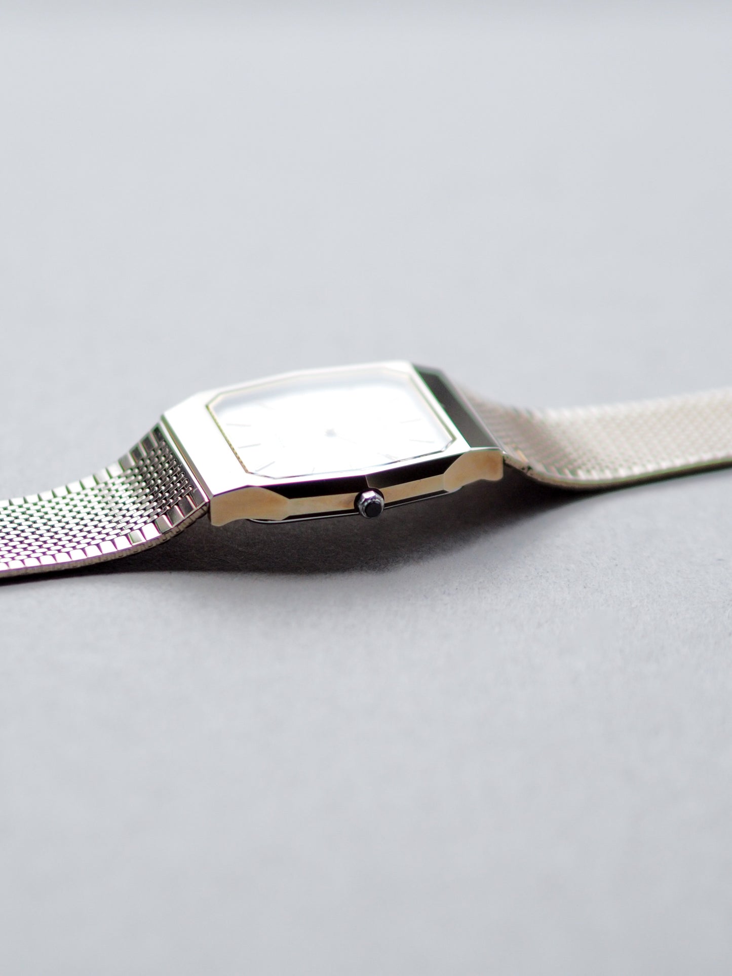 Seiko Dolce 9531-5150 Tungsten Carbide White Textured Dial