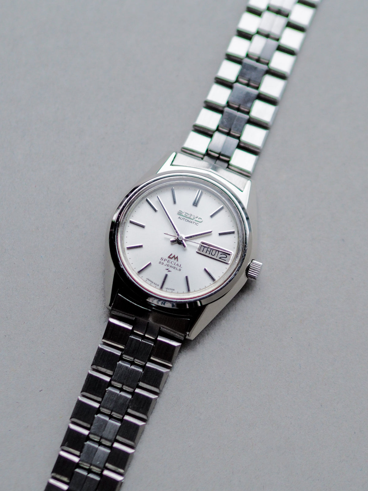 Seiko LM 5216-6050 Lord Matic Special White Sunburst Dial