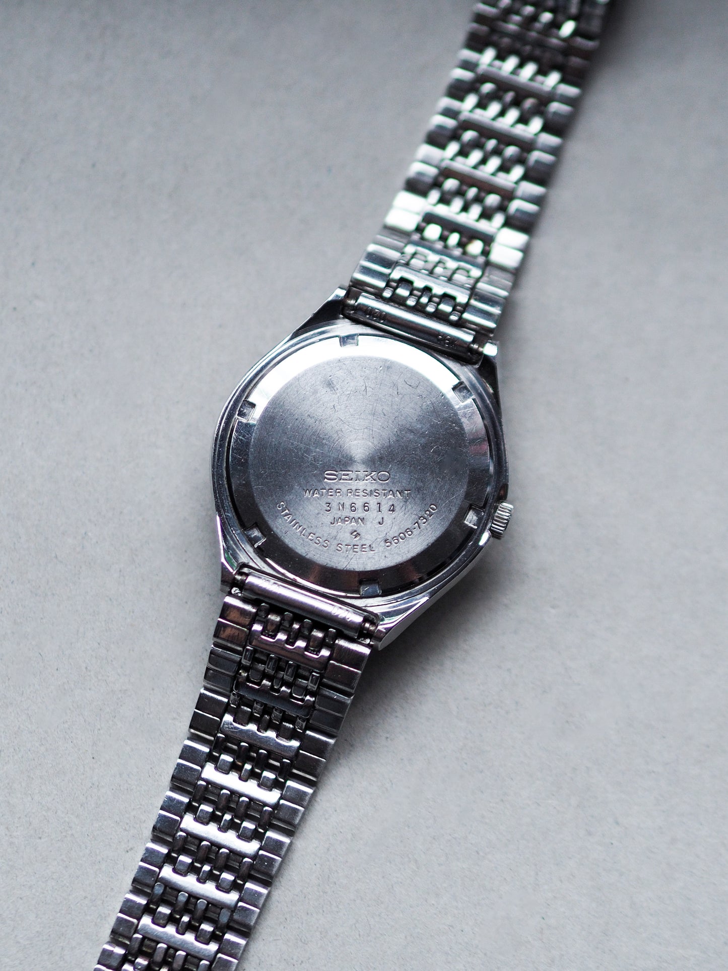 Seiko LM 5606-7320 Lord Matic Faceted Crystal Green Radial Sunburst Dial